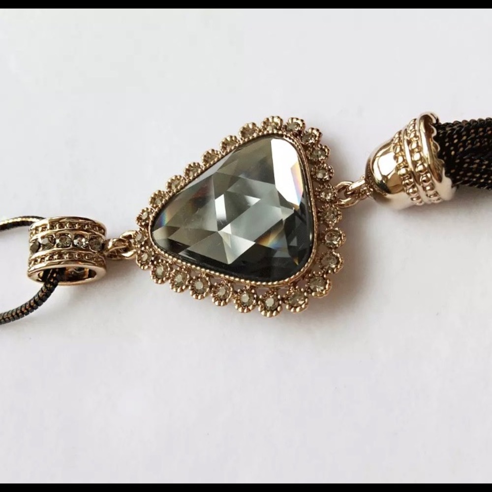Very nice!! Gold plated long Necklace tassel . - Picture 5 of 7